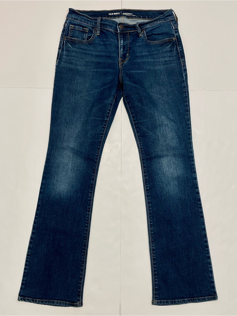 Old Navy Women's Dark Blue Diva Bootcut Jeans Original Mid Rise Size 4 Short